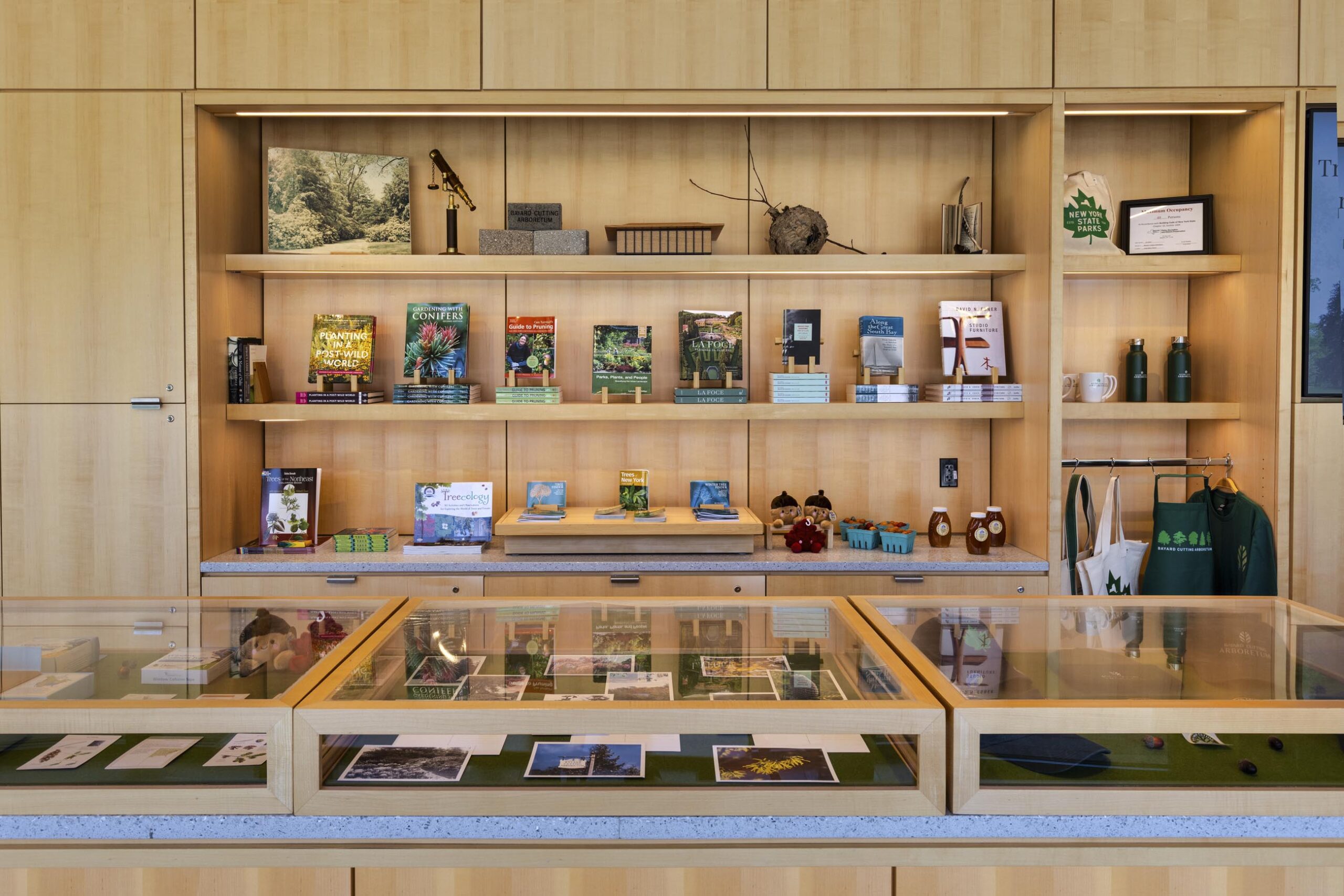 Visitor Center at Bayard Cutting Arboretum