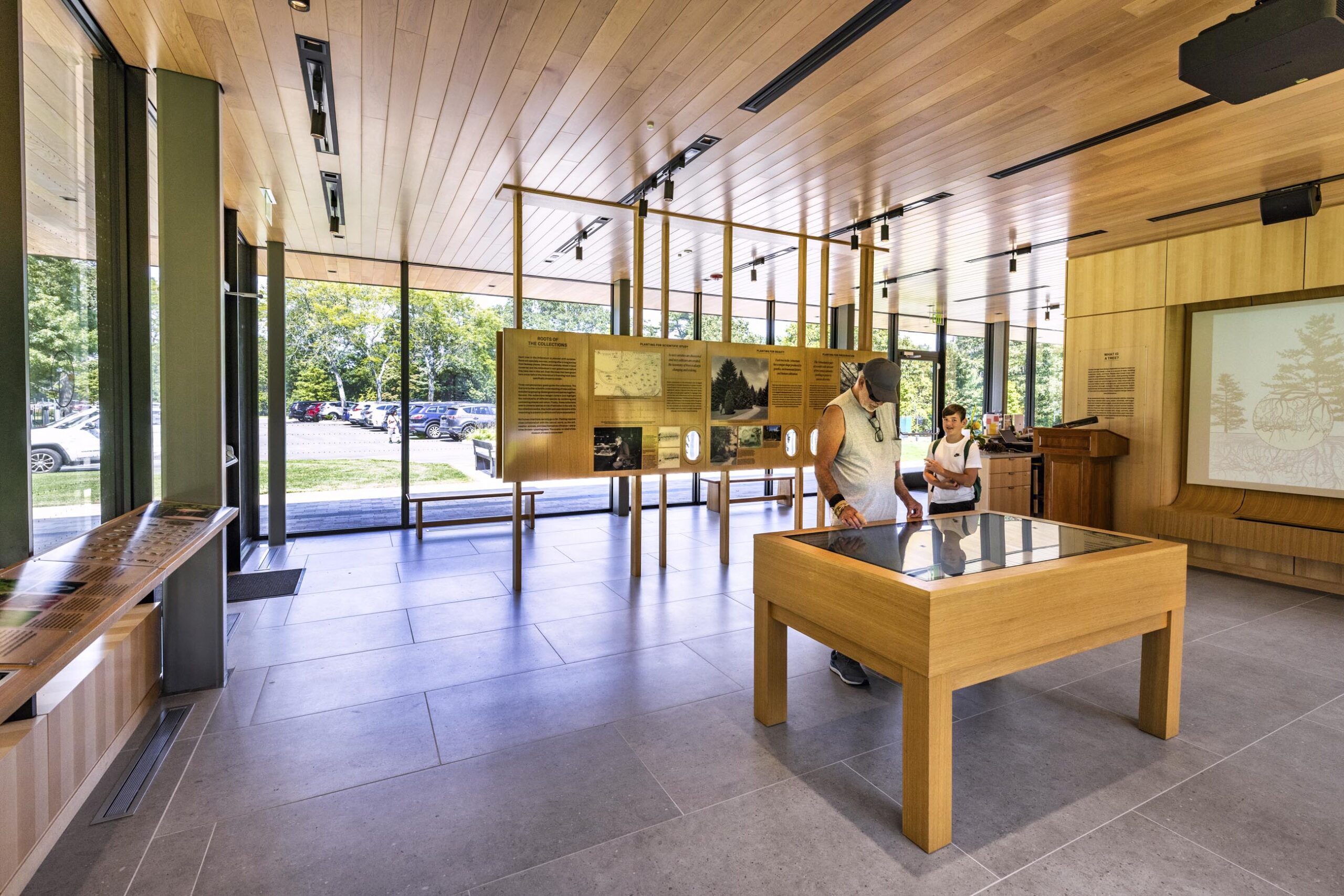 Visitor Center at Bayard Cutting Arboretum